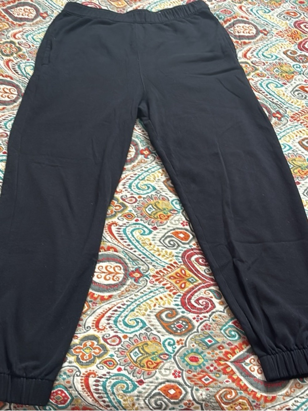 Hollister Kids Black Elastic Waist Jogger Pants